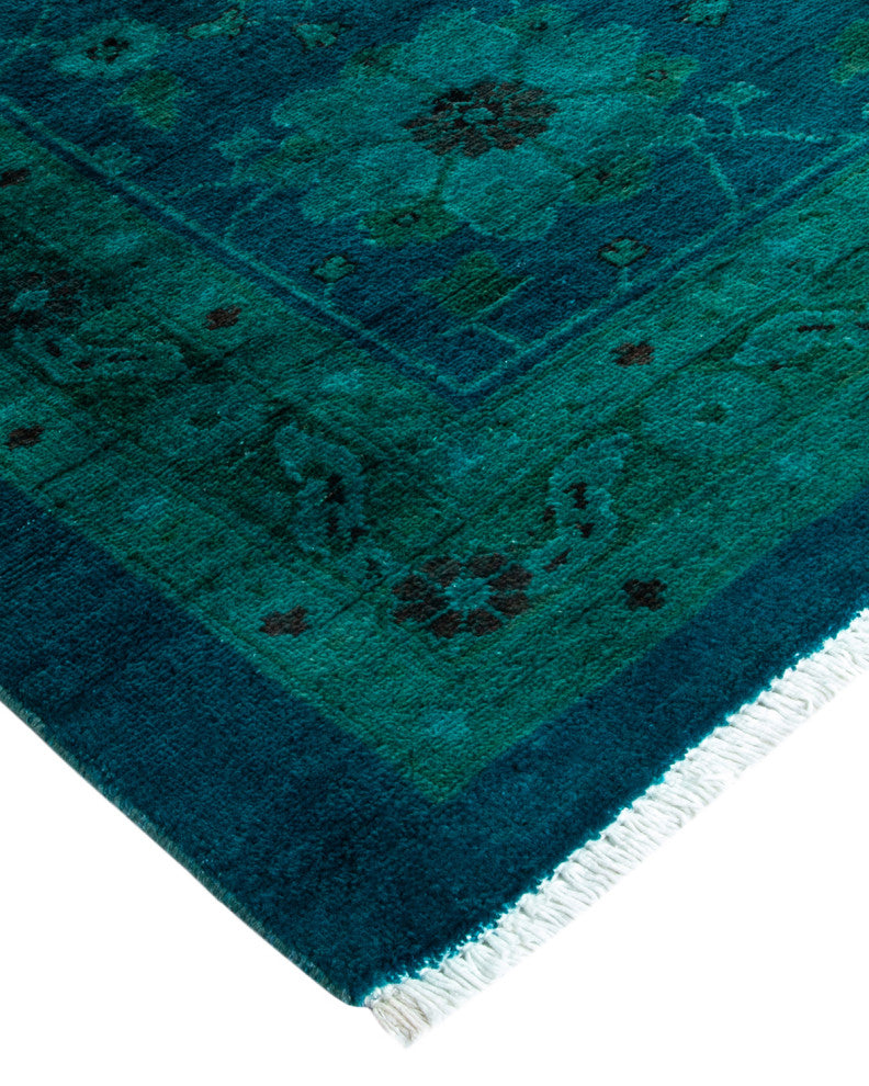Vibrance, One-of-a-Kind Handmade Area Rug Blue, 17'2"x12'3"
