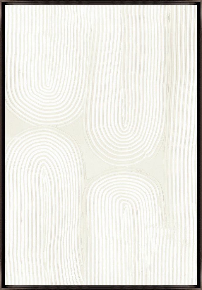 24x35 Your Trace V, Framed Artwork, Espresso