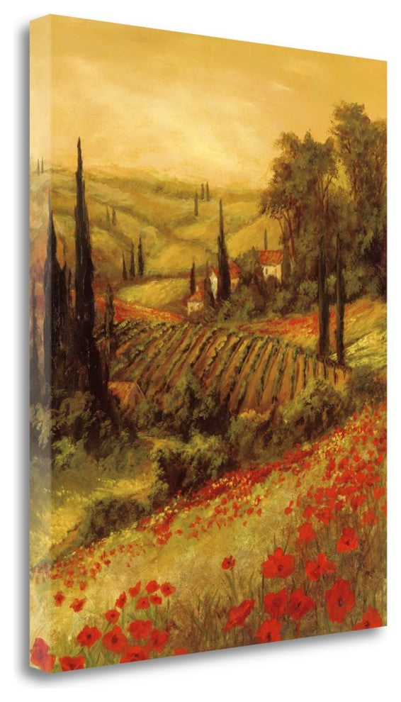 "Toscano Valley II" By Art Fronckowiak, Giclee Print on Gallery Wrap Canvas