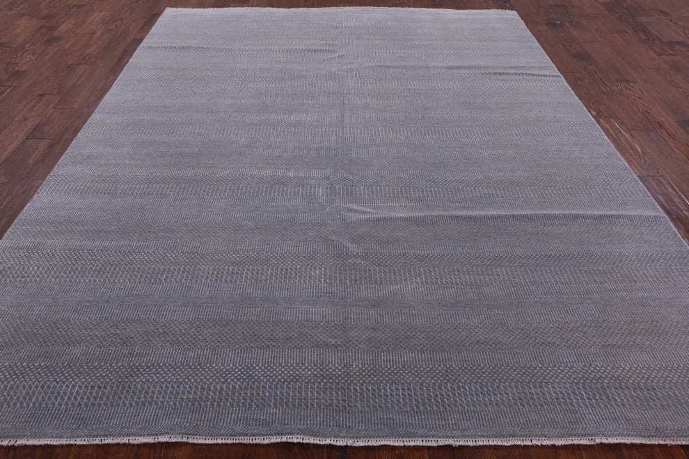 8' 1" X 10' 3" Savannah Gabbeh Wool and Silk Handmade Rug Q6759