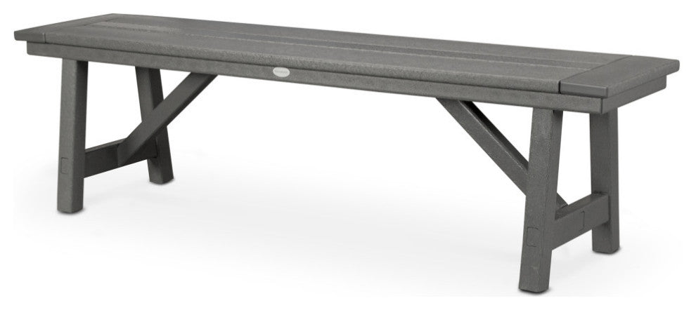 POLYWOOD Rustic Farmhouse 60" Backless Bench