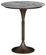 Jman Bar Table, Aged Brass