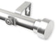 Bonnet 1" Curtain Rod, Satin Nickel, 160-240"