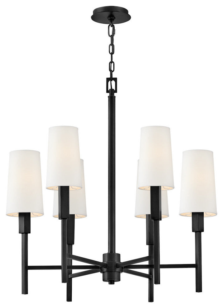 Hinkley Fenwick Medium Chandelier, Black