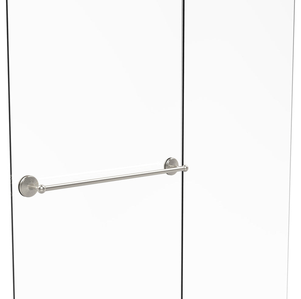 Monte Carlo 30" Shower Door Towel Bar, Polished Nickel