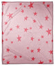 Pink Stars Pattern 50x60 Coral Fleece Blanket