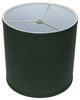 FenchelShades Drum Lampshade 10"x10"x10", Linen Hunter Green