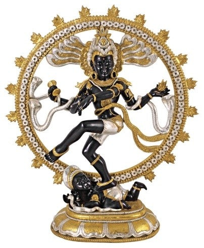 48" Large Dancing Shiva Auspicious One Hindu Statue Sculpture Figurine