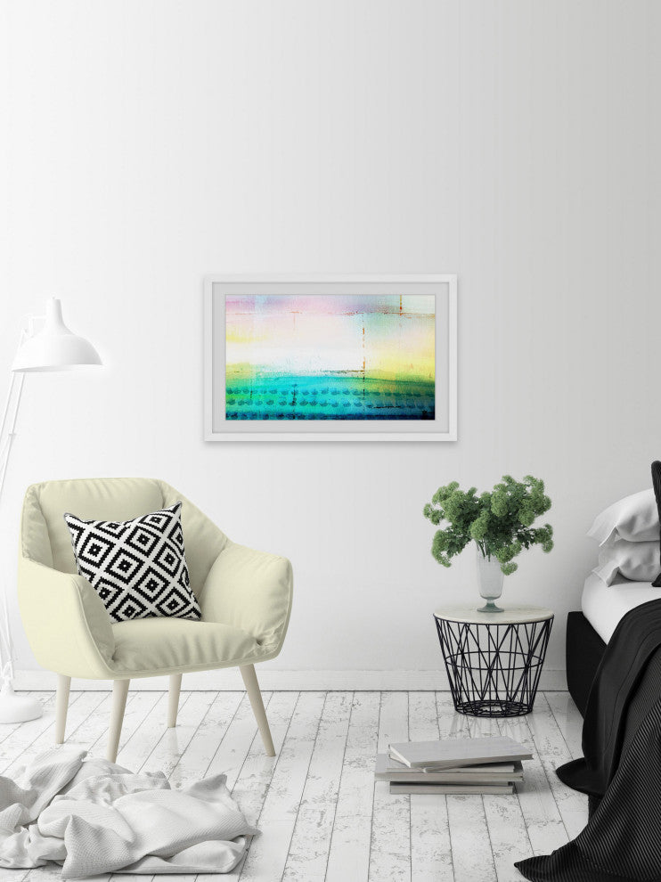 "Beach Light" Framed Painting Print, 24"x16"