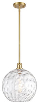 Innovations 516-1S-SG-G1215-12 1-Light Mini Pendant, Satin Gold