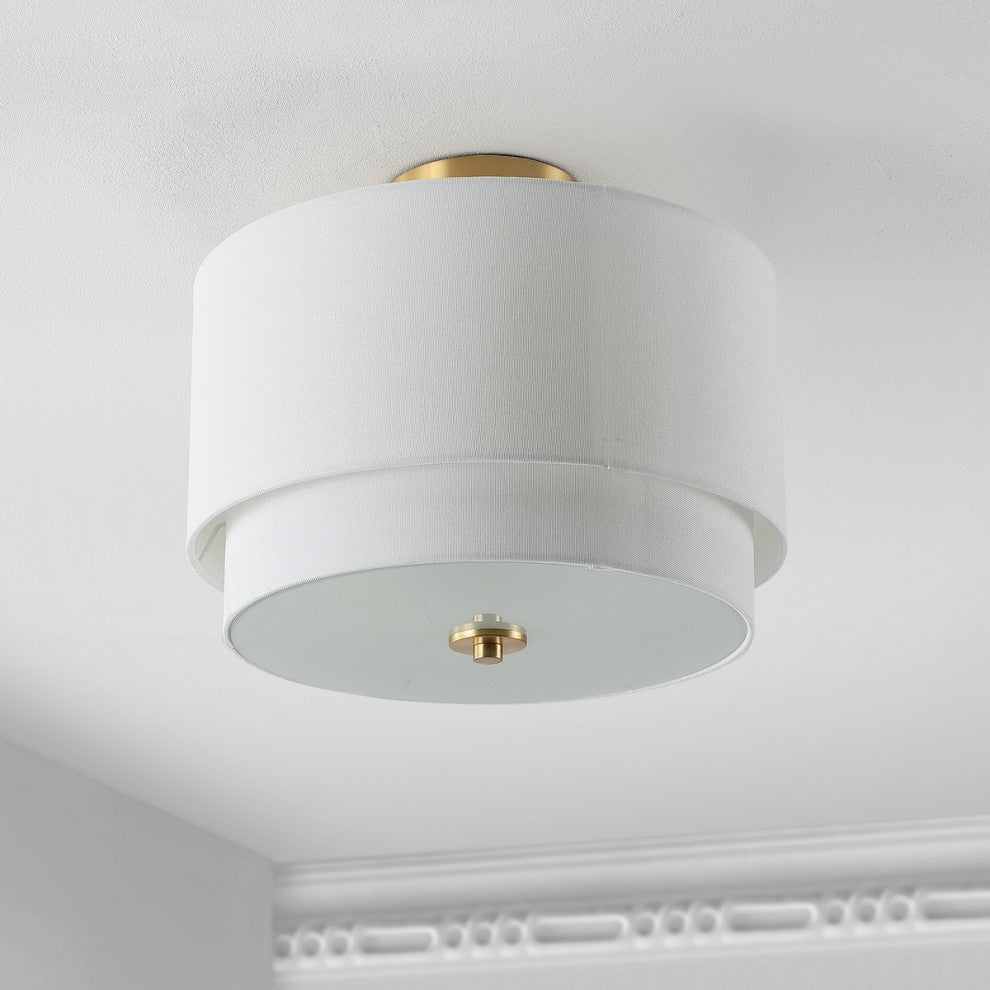 Safavieh Laconia Flush Mount Gold Base