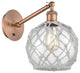 Innovations 317-1W-AC-G122-8RW-LED 1-Light Sconce, Antique Copper