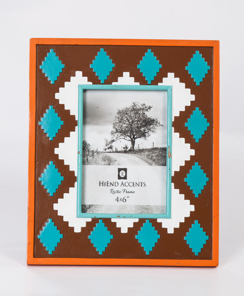 Southwestern Pattern Pictute Frame, 4"x6"