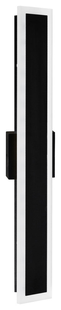 Malibu LED Integrated Black Outdoor Wall Light
