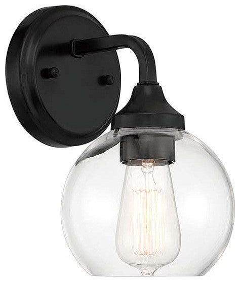 Glenda Wall Sconce 1  Light  Flat Black