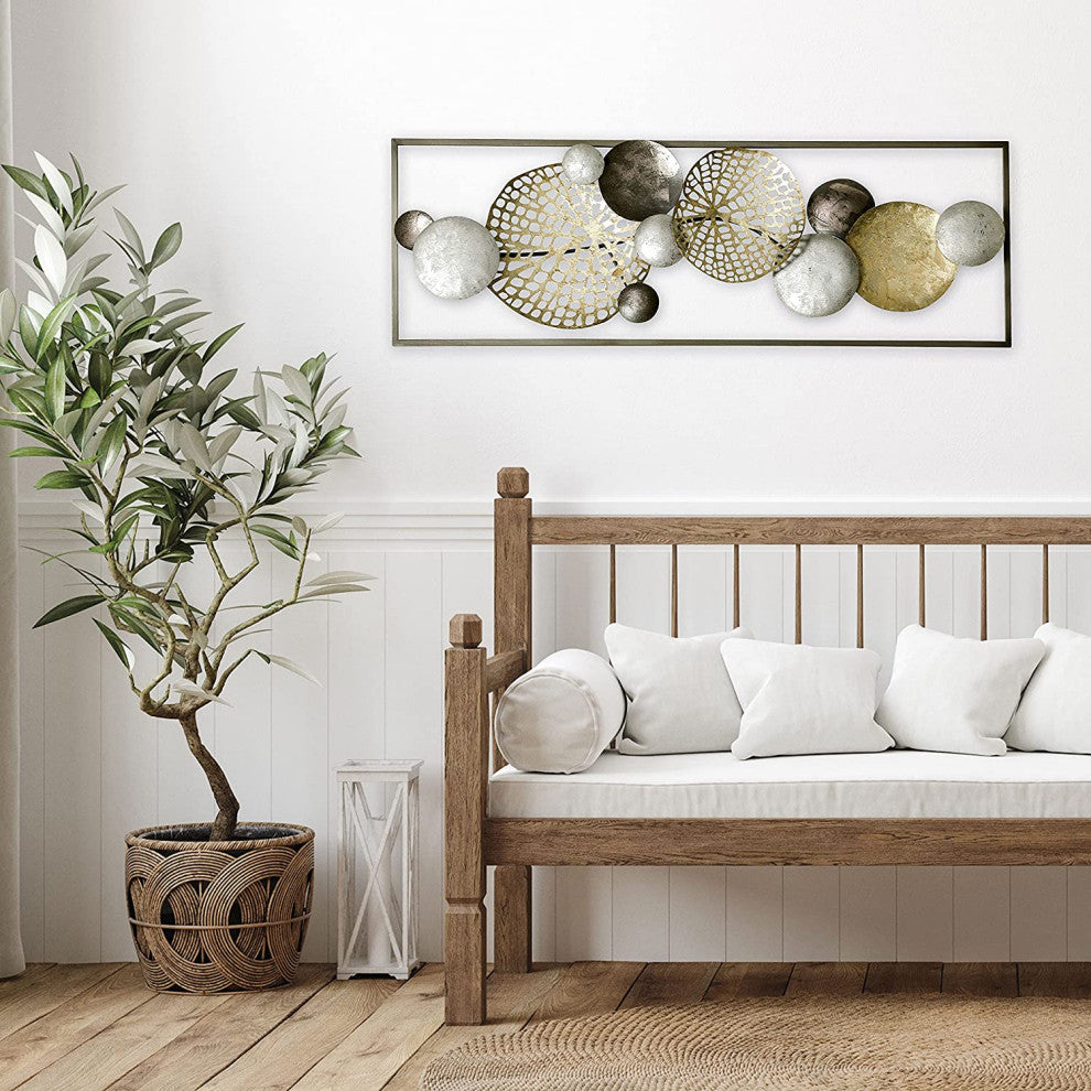 Abstract Dots Botanical Wall Decor, 35"