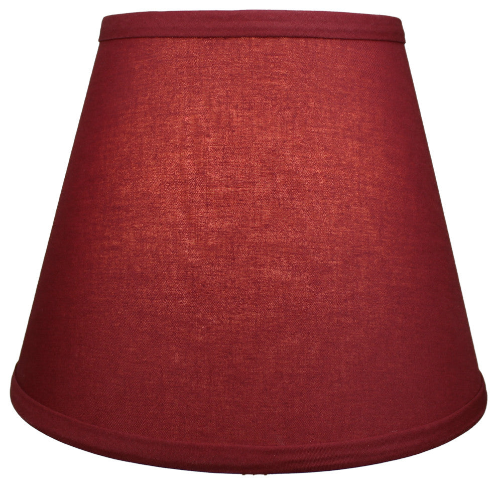 Fenchel Shades 6"x10"x8" Spider Attachment Empire Lamp Shade, Linen Brick