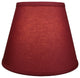 Fenchel Shades 6"x10"x8" Spider Attachment Empire Lamp Shade, Linen Brick