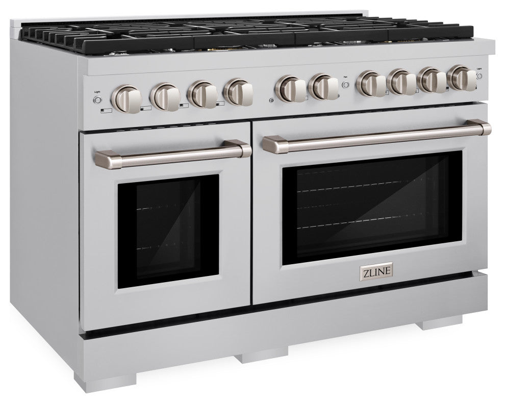 ZLINE 48 In. Freestanding Gas Range, Stainless Steel, SGR48
