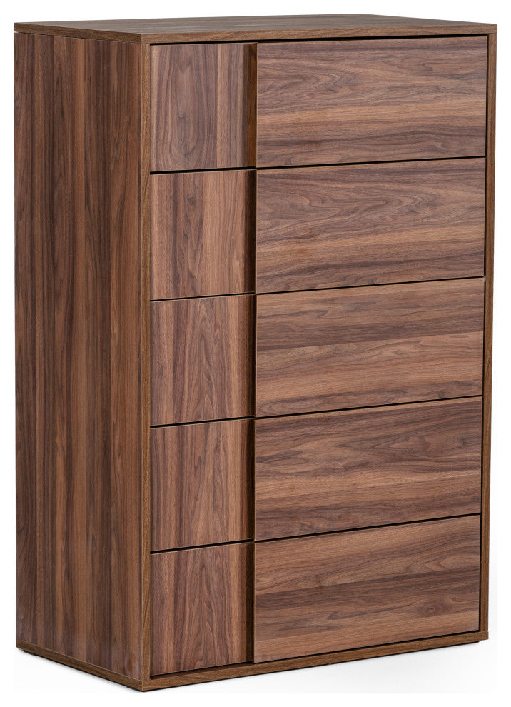 Nova Domus Asus Italian Modern Chest, Walnut