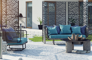 Veradek Screen Series Web Privacy Screen 3 Panel Set w/ Stand