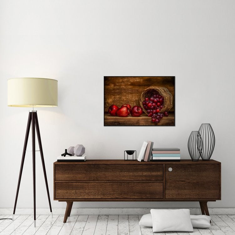 "Red" Framed Canvas Giclee by Margareth Perfoncio, 37x26"