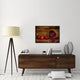 "Red" Framed Canvas Giclee by Margareth Perfoncio, 37x26"