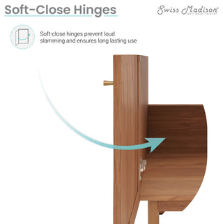 Classe Bathroom Vanity, Oak, 36"