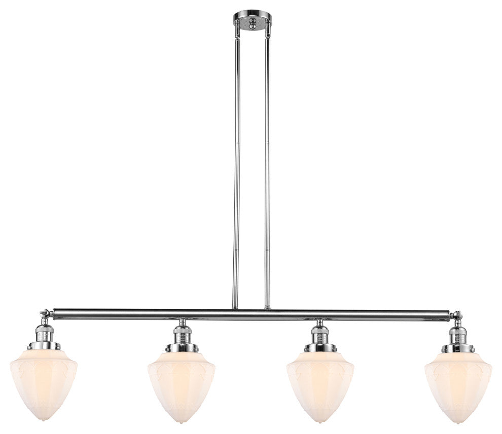 Innovations 214-PC-G661-7-LED 4 Light Island Light, Polished Chrome
