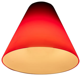 Inari Silk Martini Pendant Glass Shade, Red