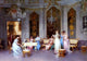 Francesco Beda Parlor Scene, 18"x27" Gallery Wrapped Canvas Print
