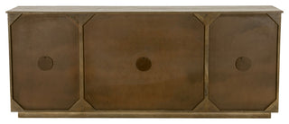 Archie Contemporary Solid Wood Sideboard Finished, North Creek Brown