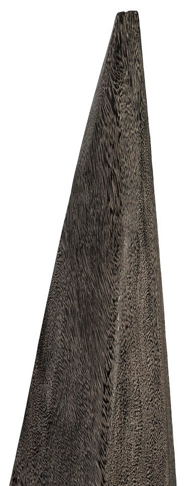 Shark Tooth Sculpture, Gray Stone, Large