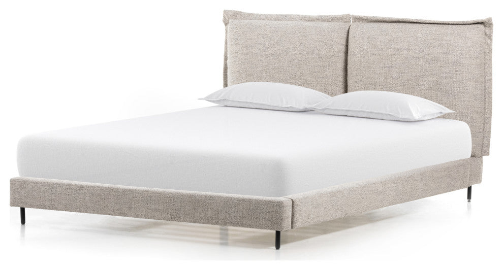 Inwood Bed-Merino Porcelain-King