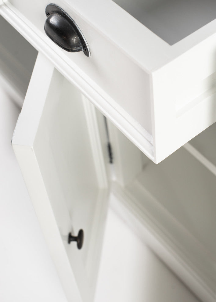 Classic White and Black Halifax Contrast Buffet