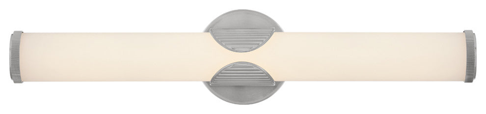 Hinkley Femi 22.5" Large LED Bath Vanity Light, Brushed Nickel+Etched Opal Glass