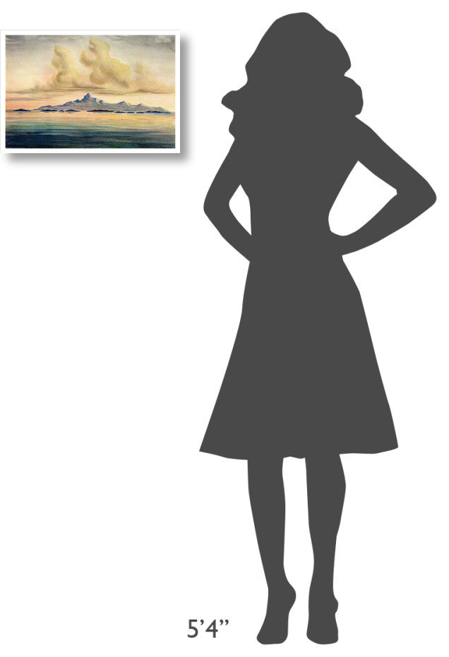 "Lingga-Inseln Im Meer von Insulinde, unter dem ï¿½quator" Print, 20"x14"