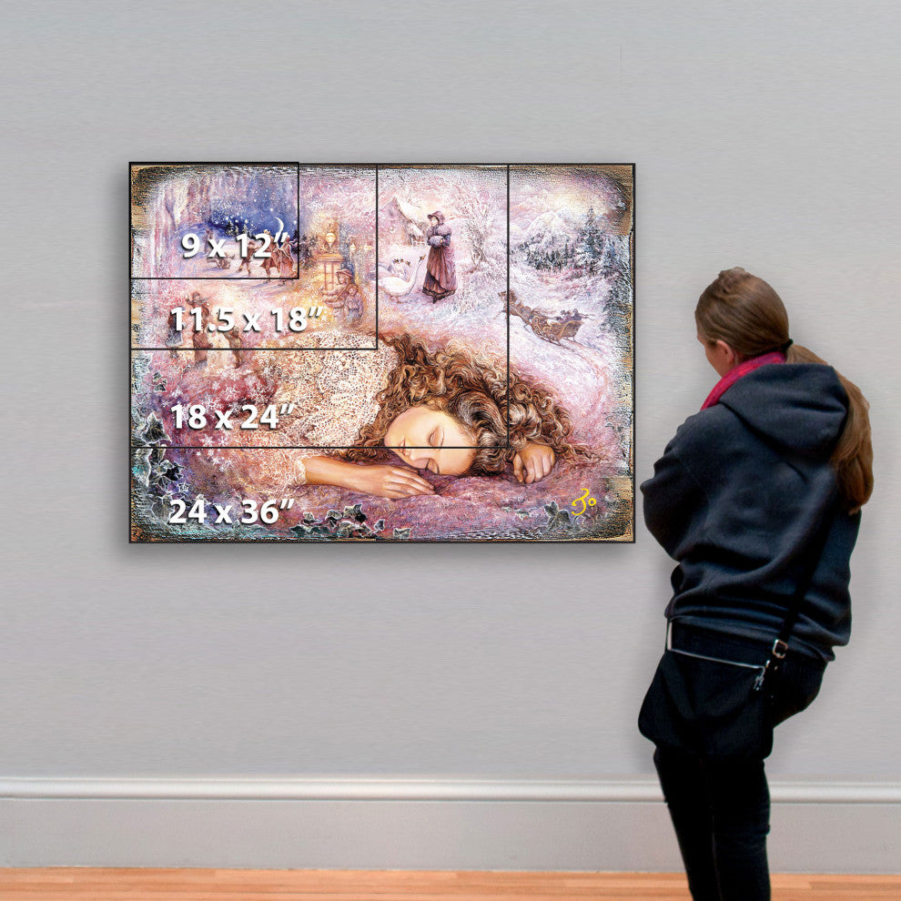 Winter Dream Wall and Table Top Wooden Decor, 18x12