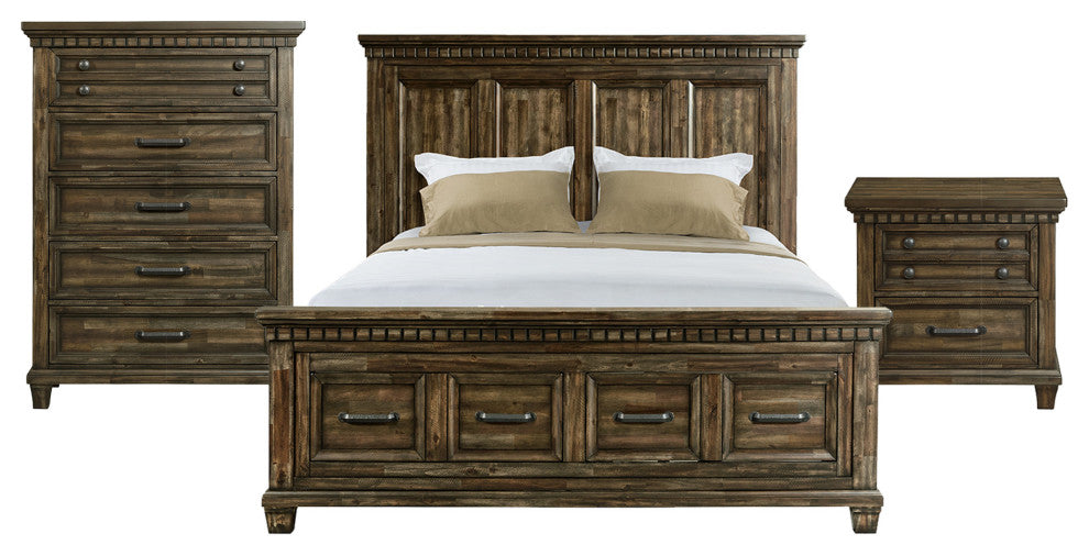Johnny King Storage 3-Piece Bedroom Set