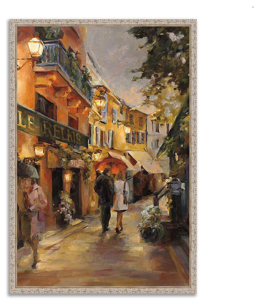 "Evening In Paris " By Marilyn Hageman, Giclee Print On Canvas, Ready To Hang