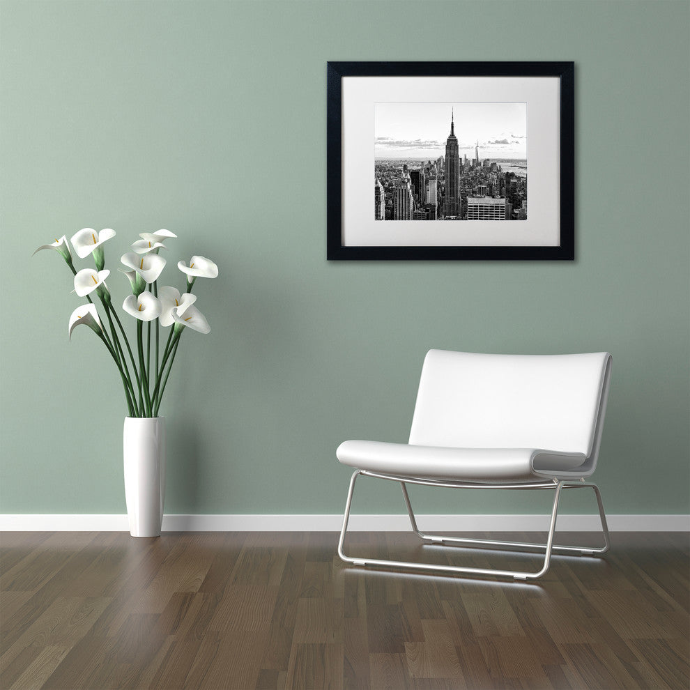 Philippe Hugonnard 'New York Cityscape' Matted Framed Art, 16x20