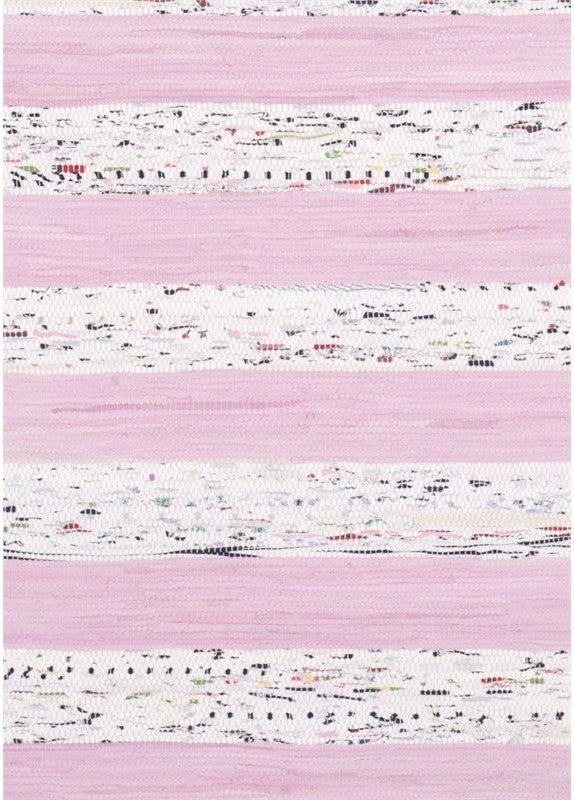 Safavieh Montauk Mtk720E Striped Rug, Ivory/Light Pink, 2'6"x4'0"