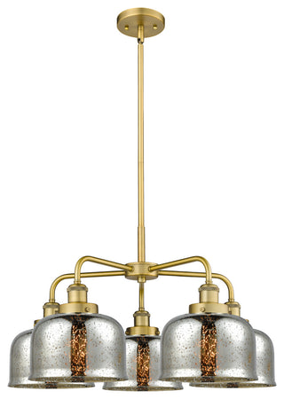Innovations Cone 5 26" Chandelier Brushed Brass