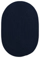 Colonial Mills Boca Raton BR52 Navy Indoor/Outdoor Area Rug, Oval 10'x13'