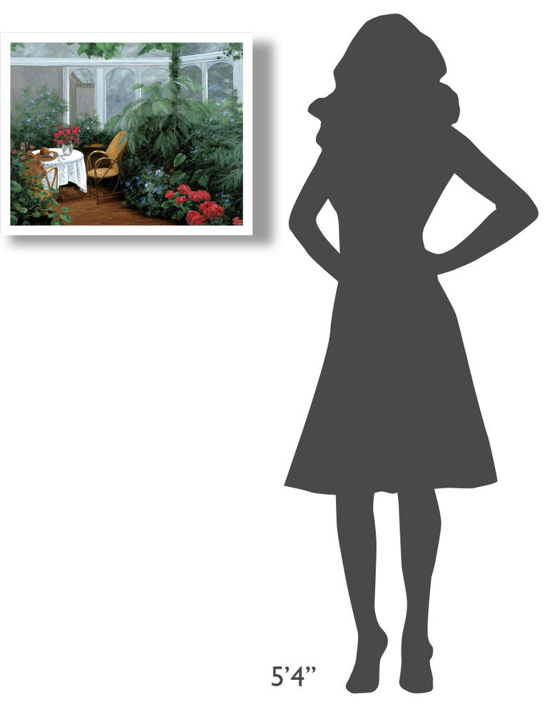 "Garden Room" Digital Paper Print by Diane Romanello, 26"x20"