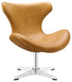 Modern Tan Helm Lounge Chair