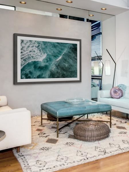 "Ocean Waves" Framed Painting Print, 30"x20"
