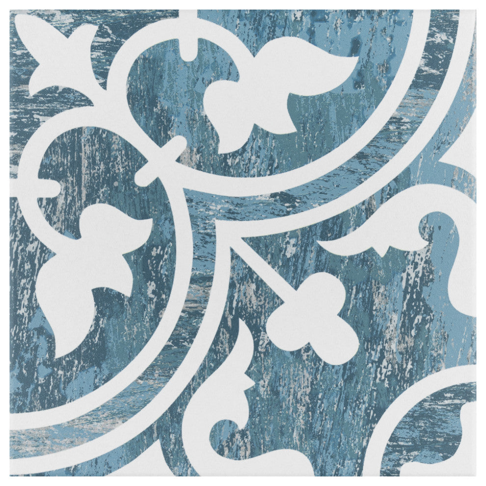 Cassis Arte Blue Day Porcelain Floor and Wall Tile