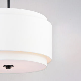 Burnaby 20.5" 4 Light Pendant Black