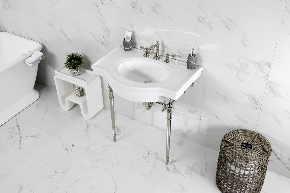 Fauceture VPB2215336ST 31" Console Sink, Legs